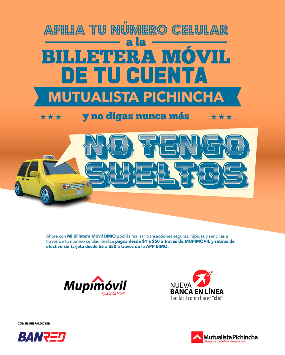 billetera virtual bimo ecuador Mutualista Pichincha